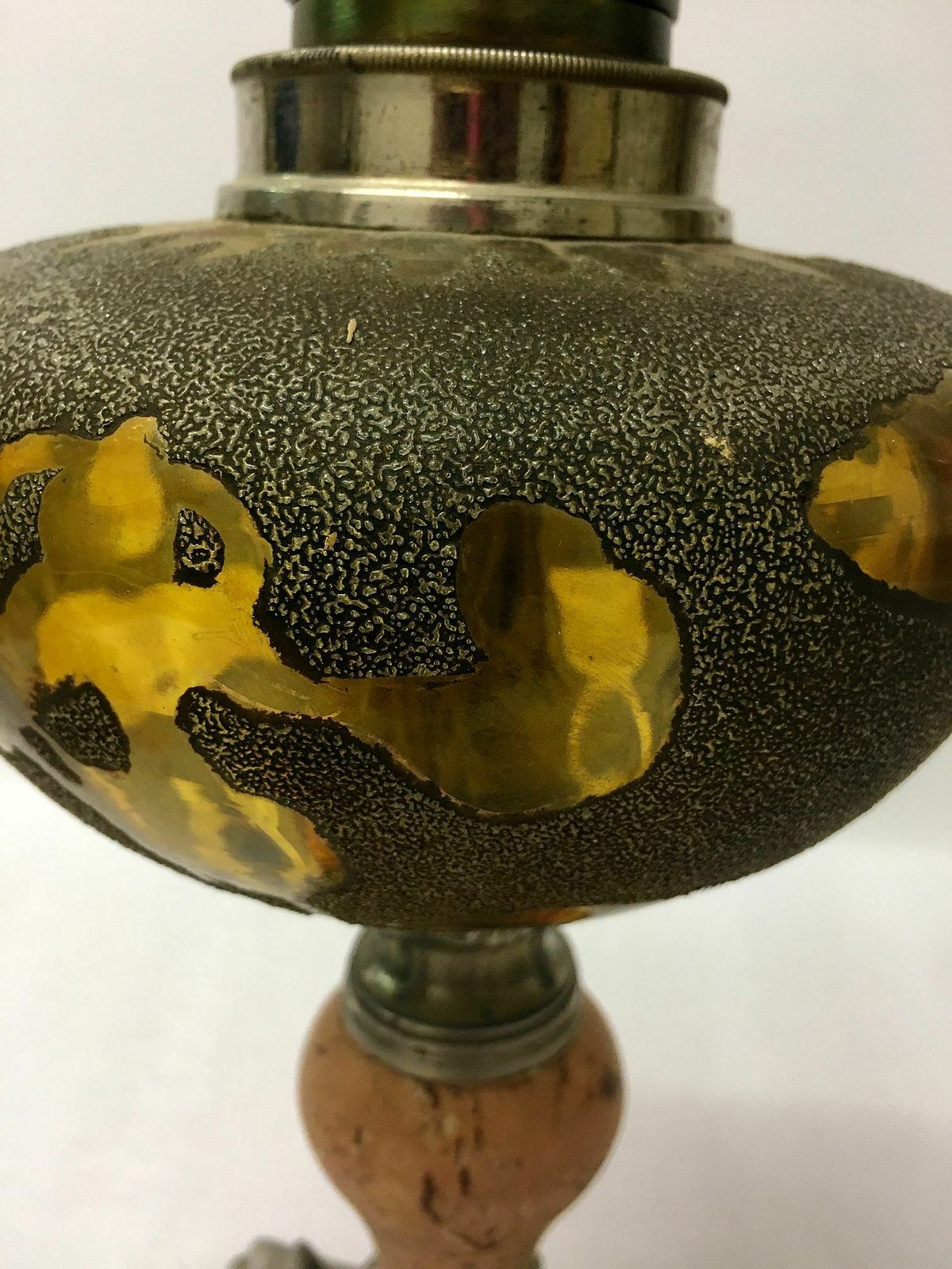 Kerosene Lamp Depose France photo vintage