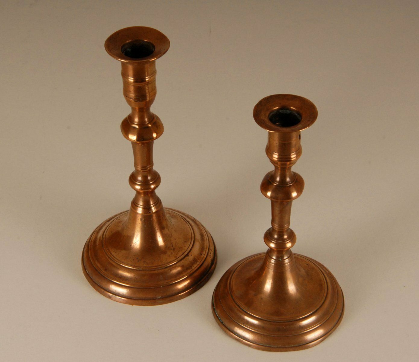 18th Century Candlestick Vases With Bell Nozzle And Stepped Base, Set Of 2 photo vinterior