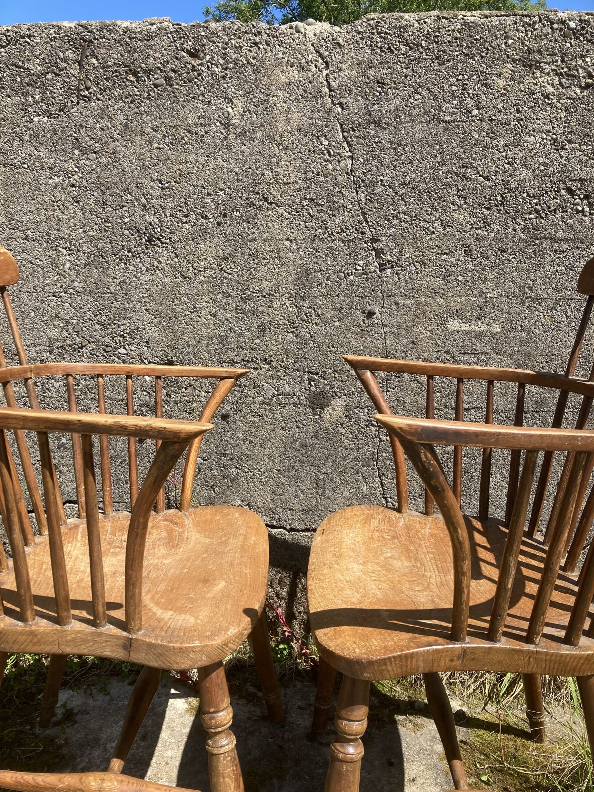 1840s Pair Of Windsor Comb Back Arm Chairs photo buy
