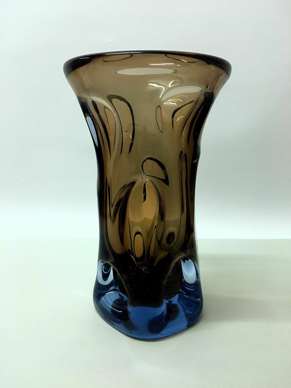 Brown Blue Vase Bohuslav Beránek (1901 1986)