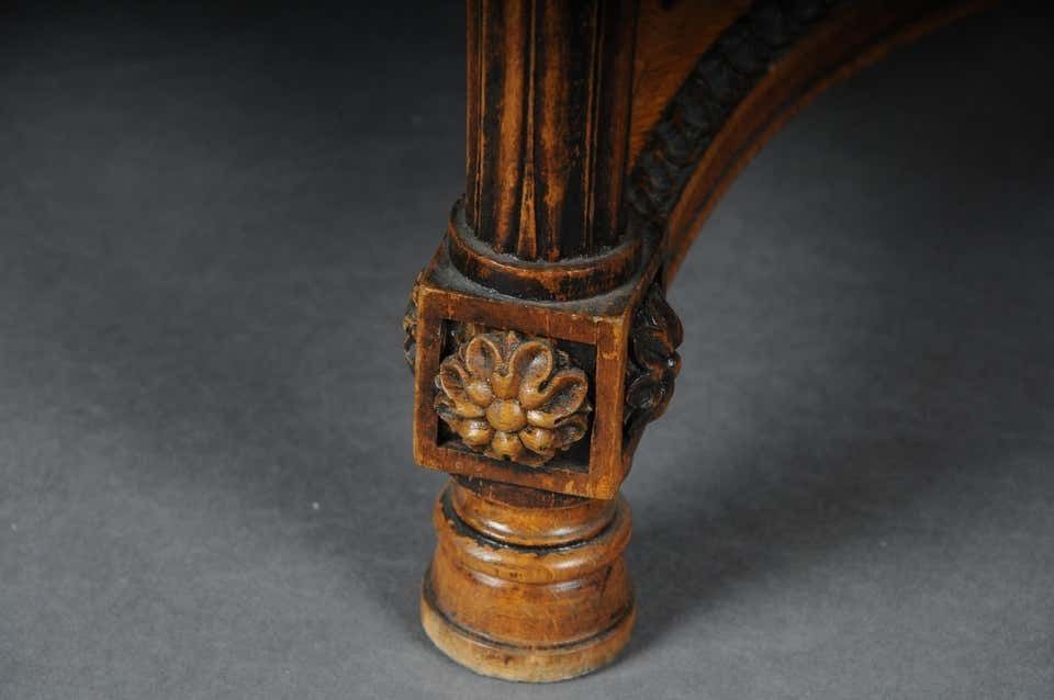 Classic French Side Table In Louis XVI, Beechwood photo vintage