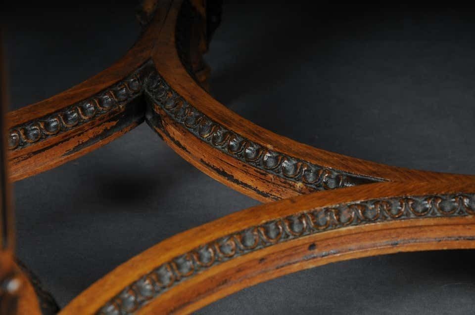 photo furniture Classic French Side Table In Louis XVI, Beechwood