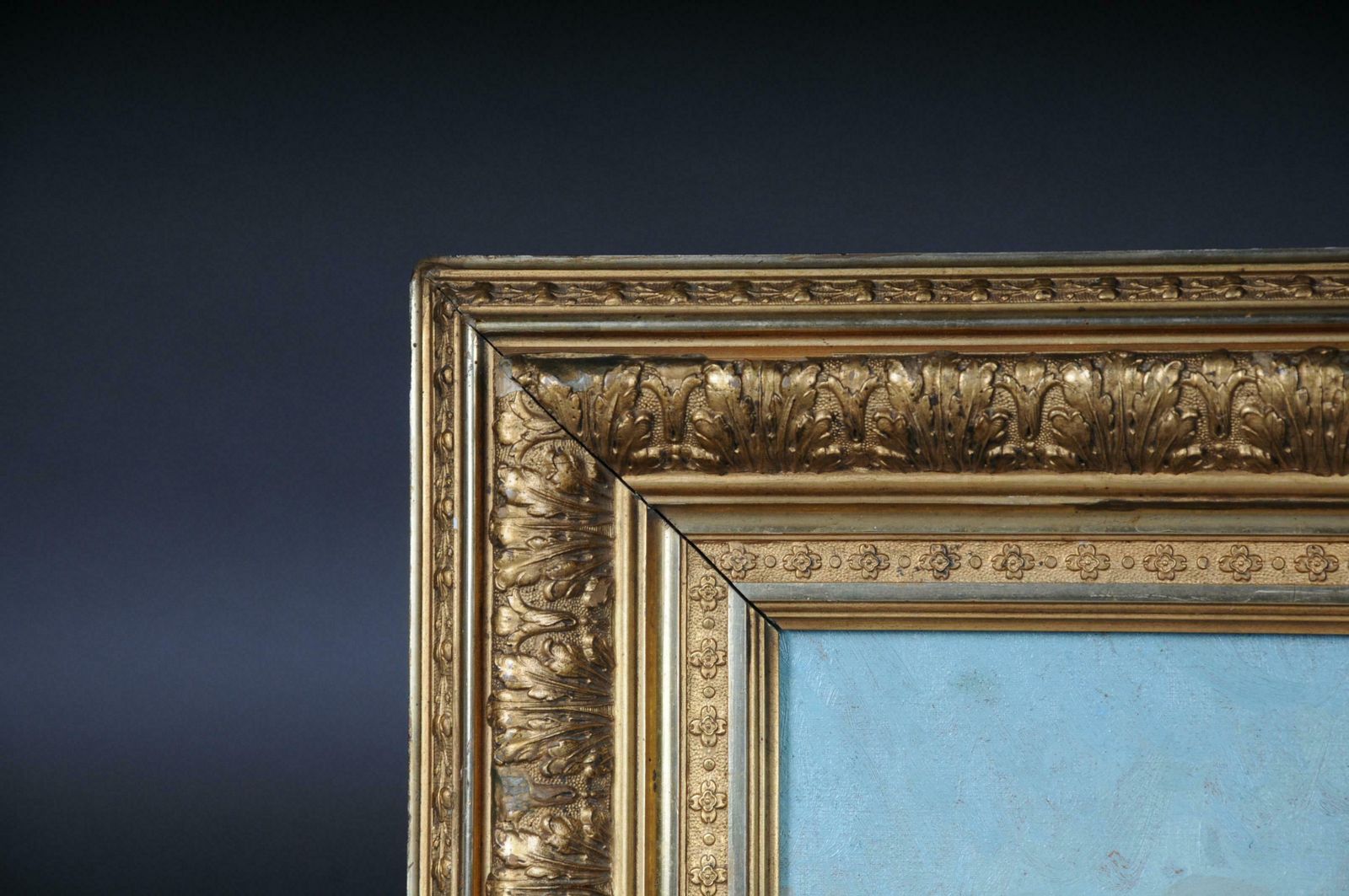Beautiful Impressionist Oil Painting Signed Fritz Douzette ''1878 1955'' photo furniture