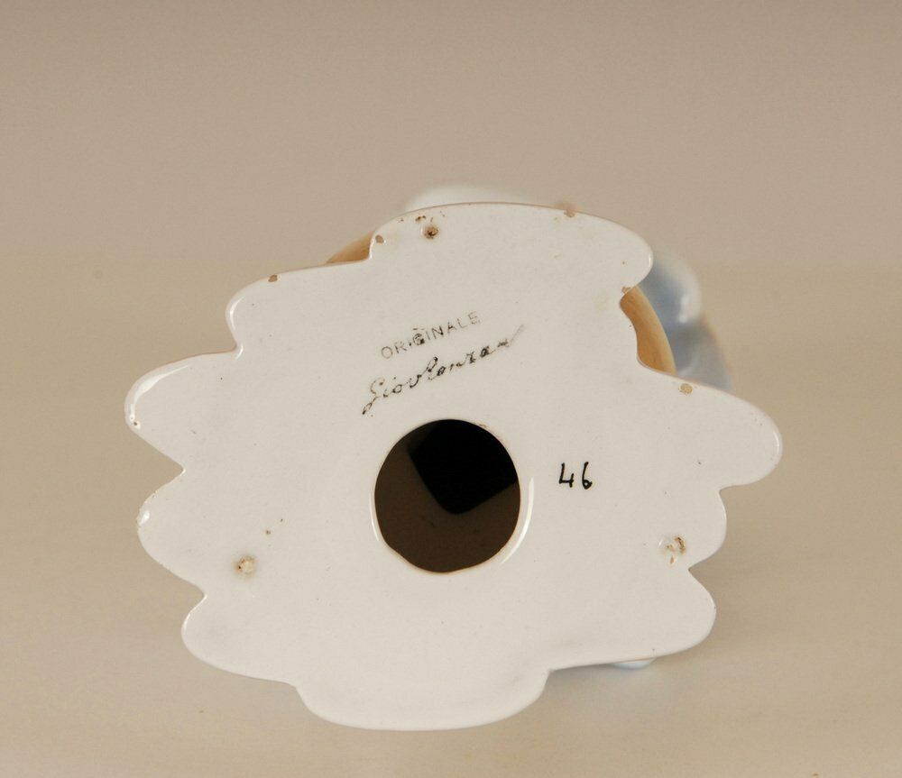 606.0 Italian Ceramic Porcelain Figurine Of Madonna By Giovanni Ronzan photo