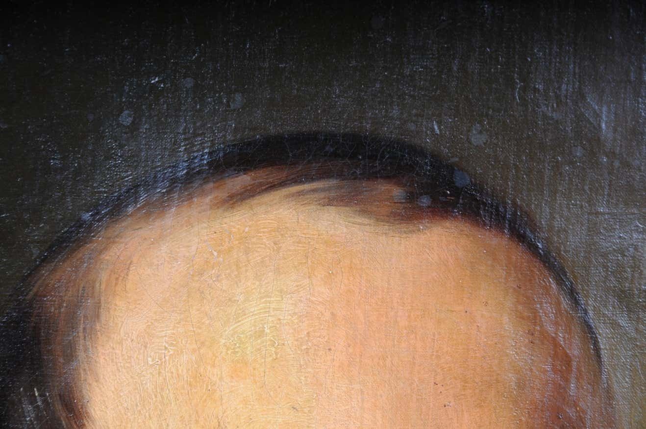 Antique Oval Biedermeier Gentlemen''S Portrait Painting, 19th Century photo buy