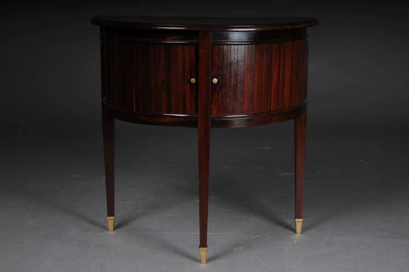 20th Century English Semicircular Wall Chest Of Drawers, Mahogany photo for sale