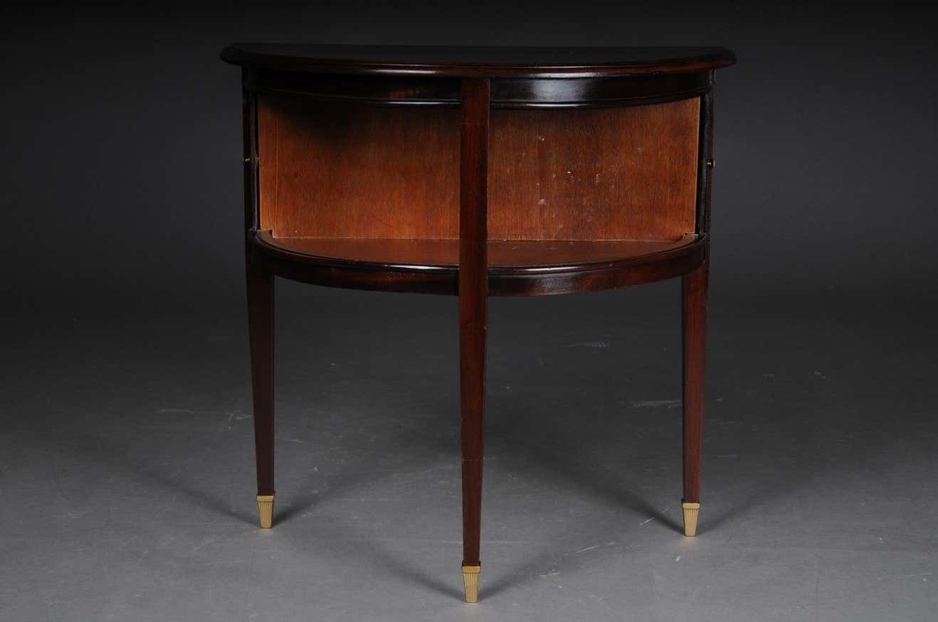 20th Century English Semicircular Wall Chest Of Drawers, Mahogany photo buy