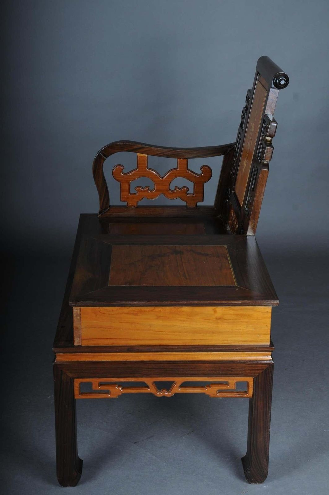 Beautiful Asian Bench / Telephone Bench, China, 20th Century photo vinterior