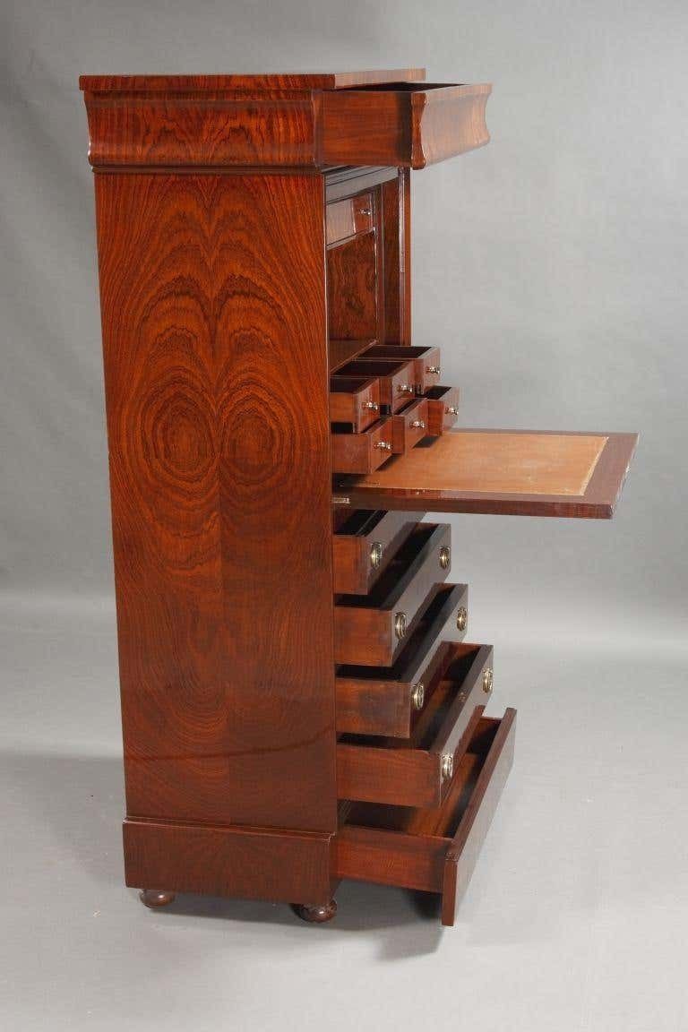 photo vintage 20th Century Petite Secretary In Biedermeier Style