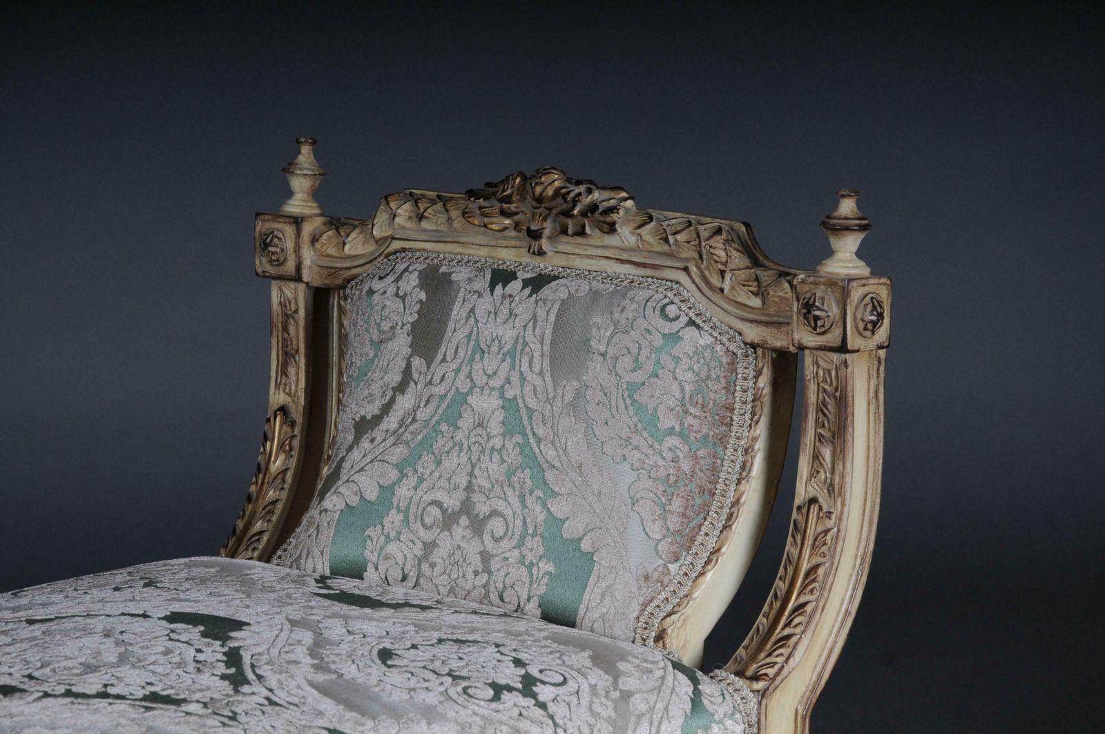 Noble French Bench, Gondola In Louis Seize XVI photo for sale