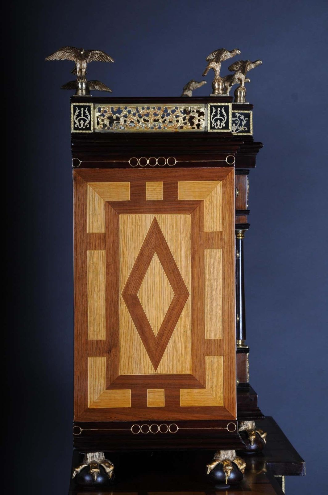 photo vintage 20th Century Splendid Renaissance Tower Cabinet/Commode