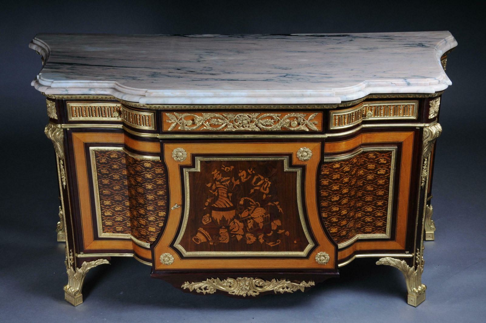 20th Century Louis XVI Style Commode/Chest Of Drawers After Jean Henri Riesener photo for sale