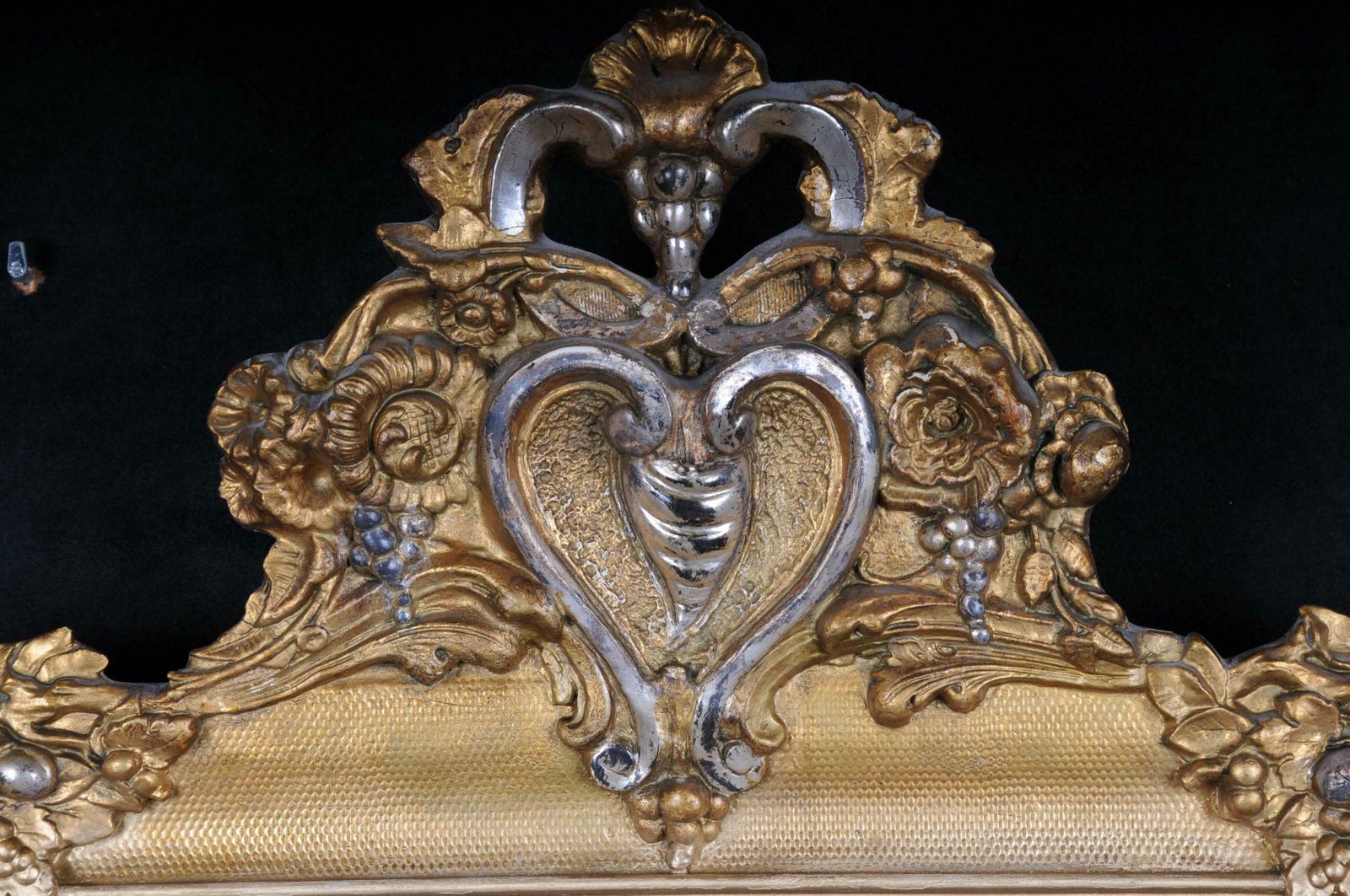 Beautiful Antique Historicism Mirror, Around 1870, Gilded photo furniture