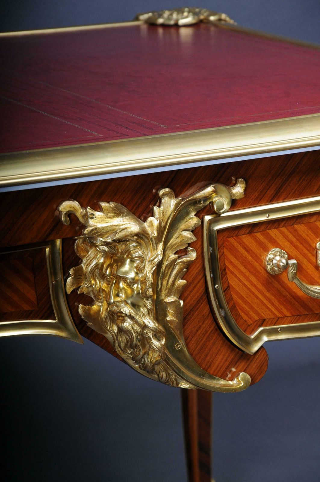 20th Century Bureau Plat Or Desk By The Model Of Andre Charles Boulle photo Furniture