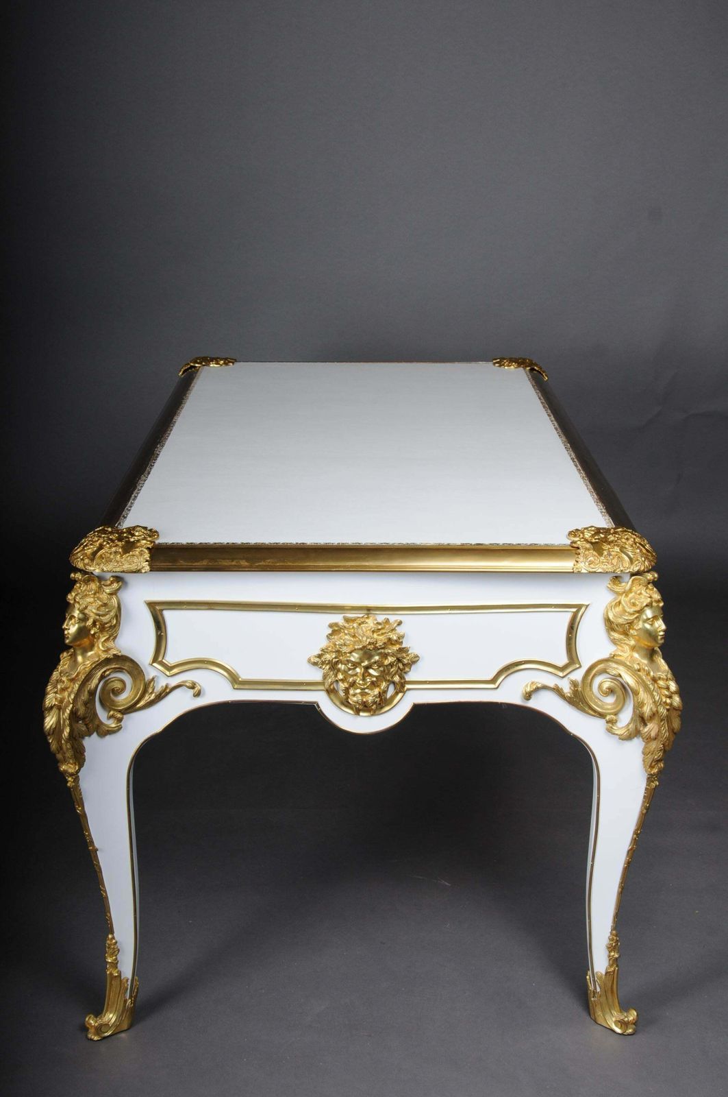 17237.0 20th Century Bureau Plat Or Desk By The Model Of Andre Charles Boulle photo