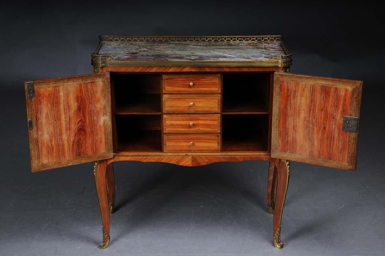 photo buy 19th Century French Marquetry Chest Of Drawers Transition, Napoleon III, Circa 1870