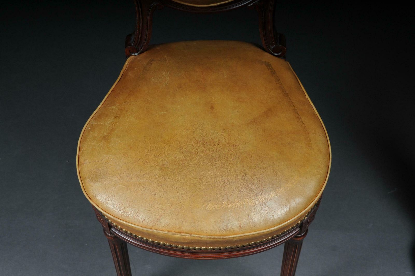 Beautiful Louis XVI Salon Chair, France, Around 1910 photo vintage