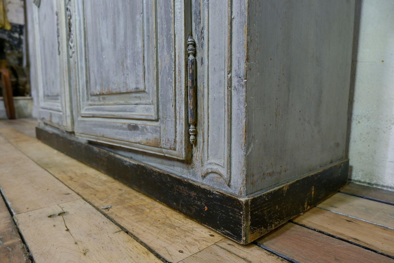 photo furniture 19th C French Painted Glazed Cabinet