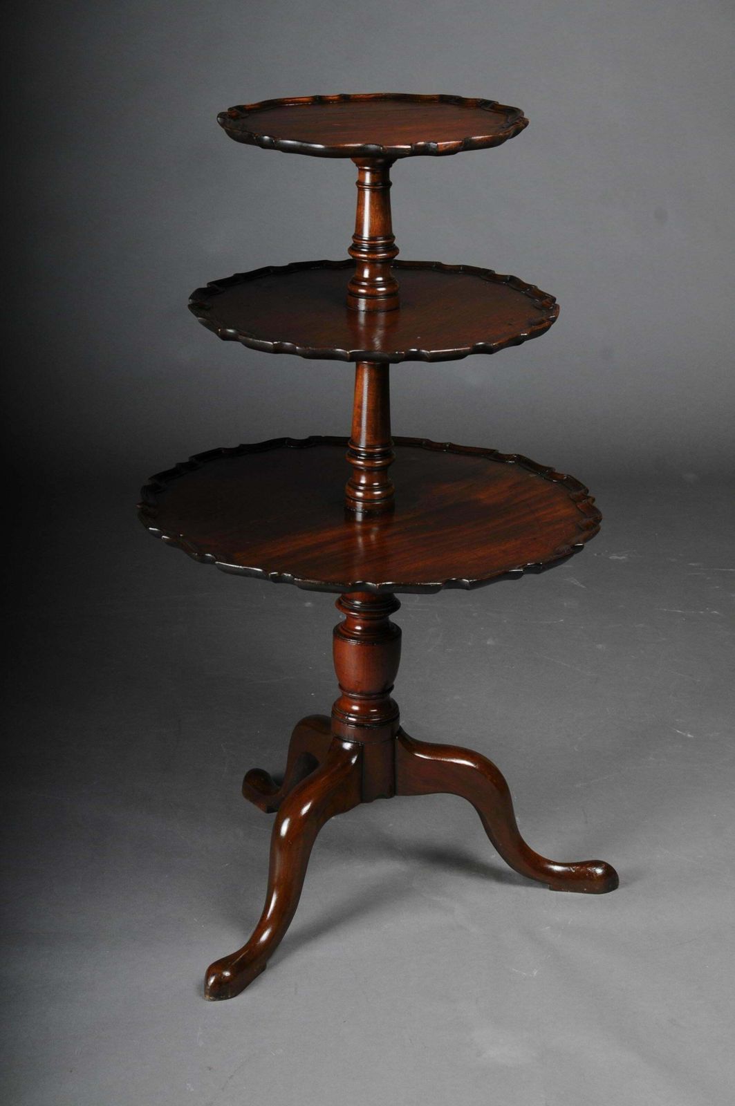 19th Century Rare English Side Table / étagère, Victorian, Mahogany photo furniture
