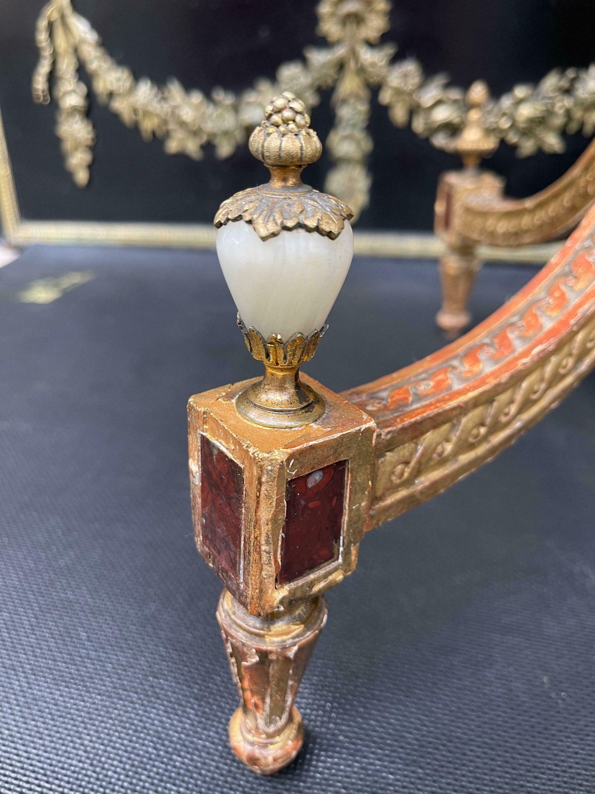 Museum Louis XVI Coffee Table  Side Table Russia Around 1790 Gold Plated photo vintage