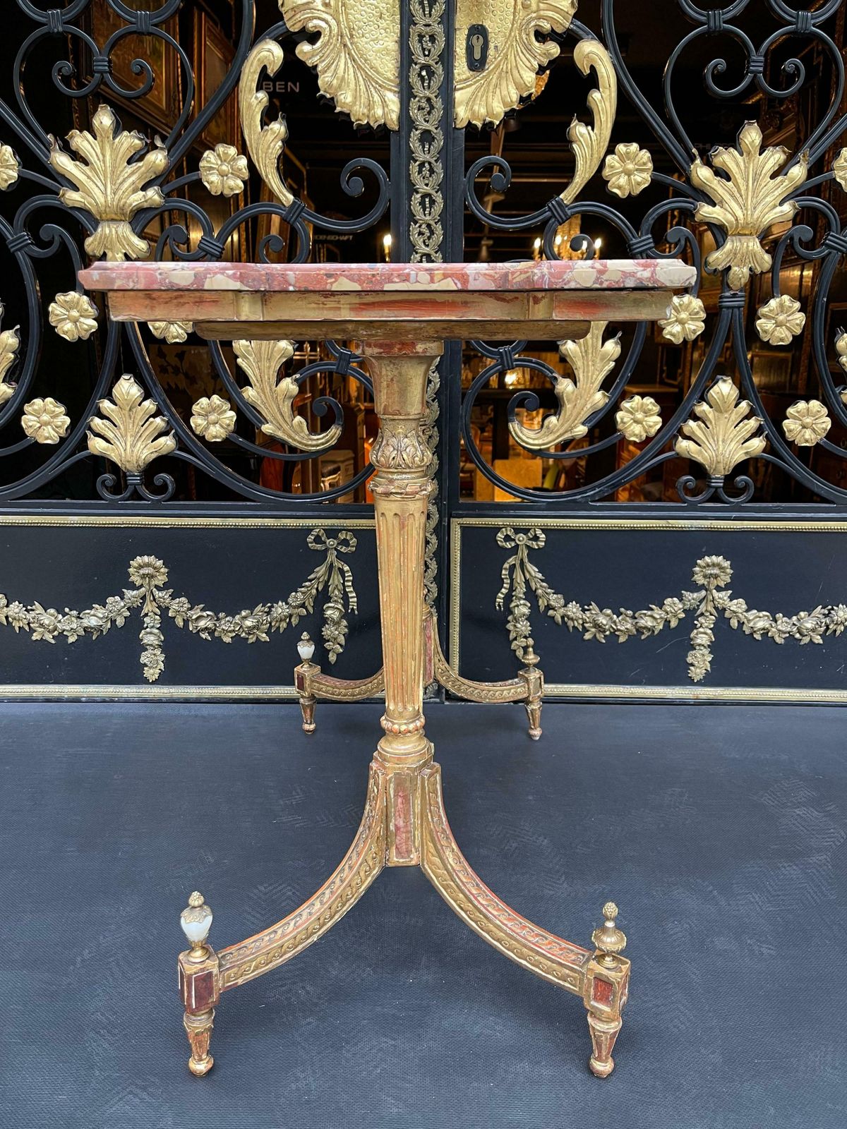 photo furniture Museum Louis XVI Coffee Table  Side Table Russia Around 1790 Gold Plated