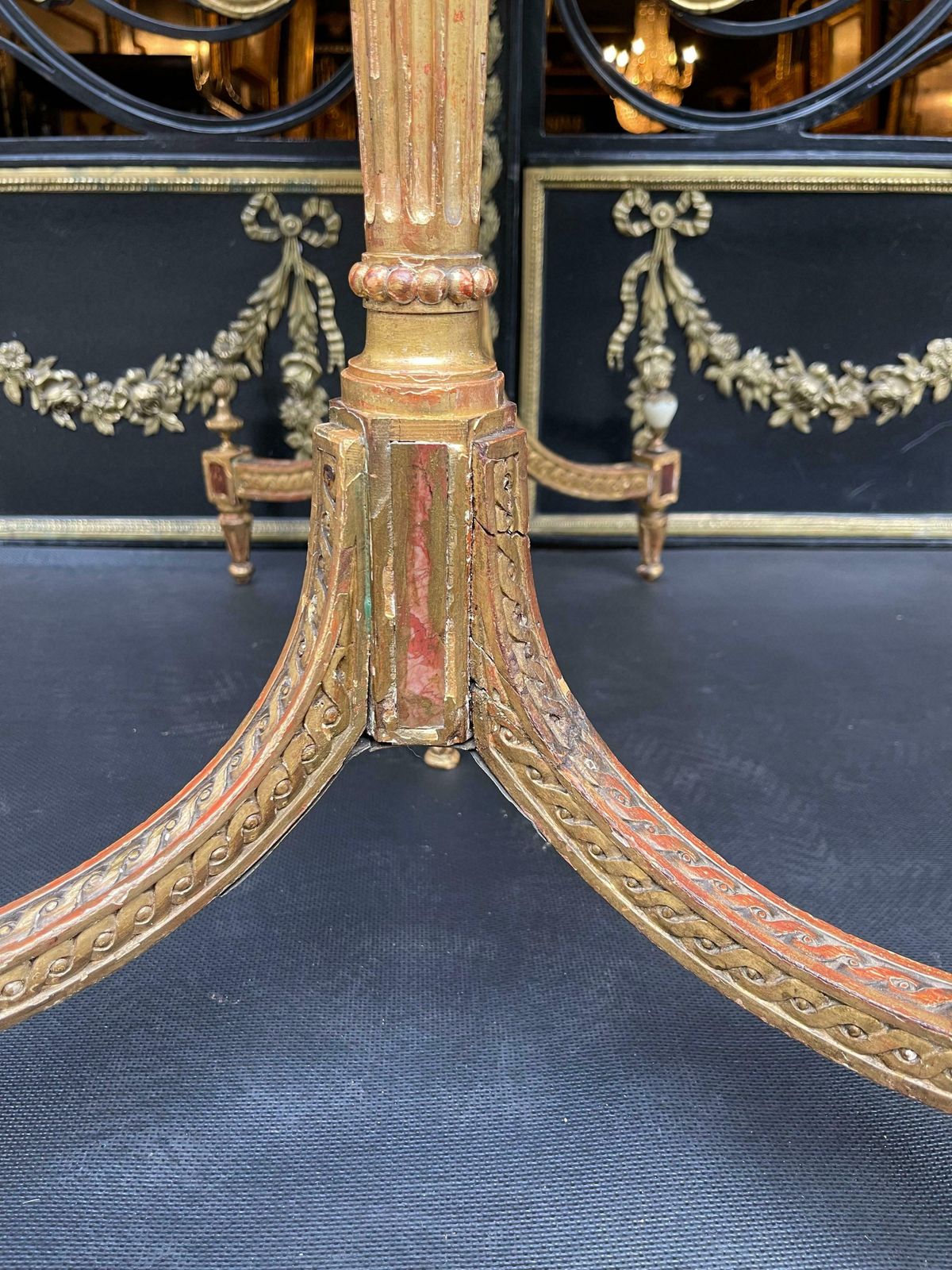 4023.0 Museum Louis XVI Coffee Table  Side Table Russia Around 1790 Gold Plated photo