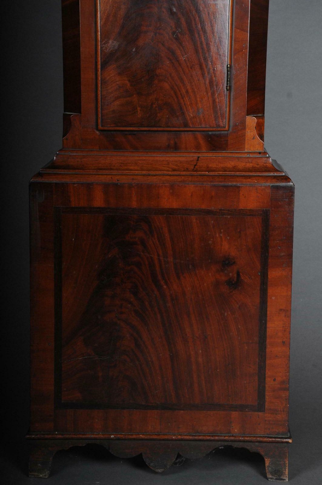 Beautiful Antique English Grandfather Clock Mahogany 19th Century photo 3884.0