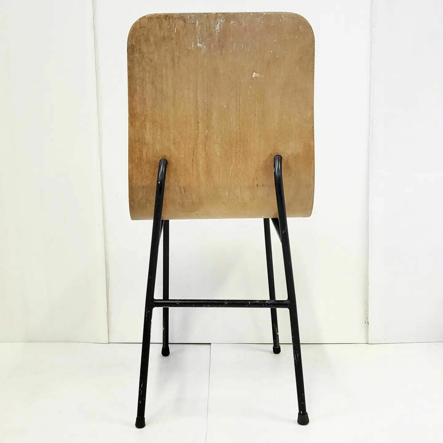 Vintage Chair 1950 Wood & Steel Dlg Jean Prouve Pierre Guariche 50s 1950s photo for sale