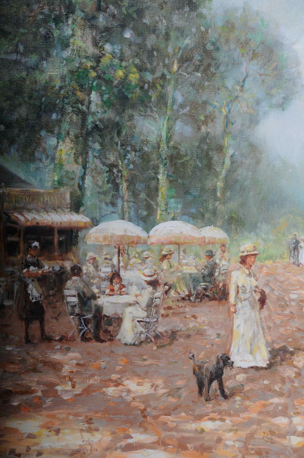 photo furniture Impressionist Café Landscape France 20th Century