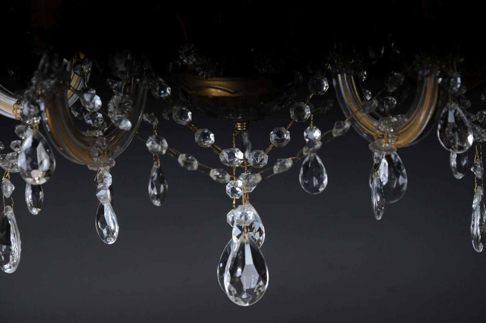 photo for sale 20th Century Beautiful Maria Theresia Chandelier Lamp