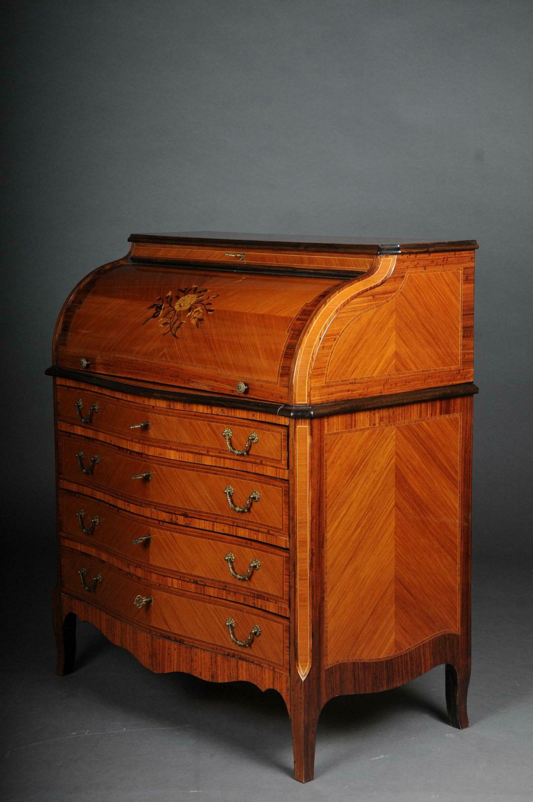 Beautiful Sloping Flap Secretary  Roll Up Secretary 20th Century photo furniture