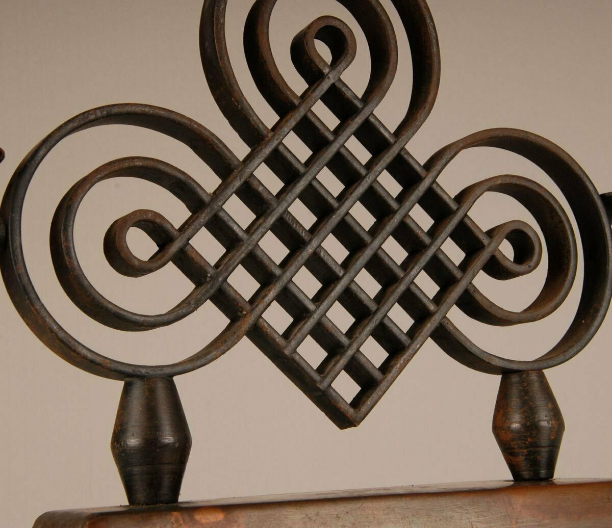 French Art Deco Wrought Iron Candleholder By Gilbert Poillerat, 1940s photo furniture