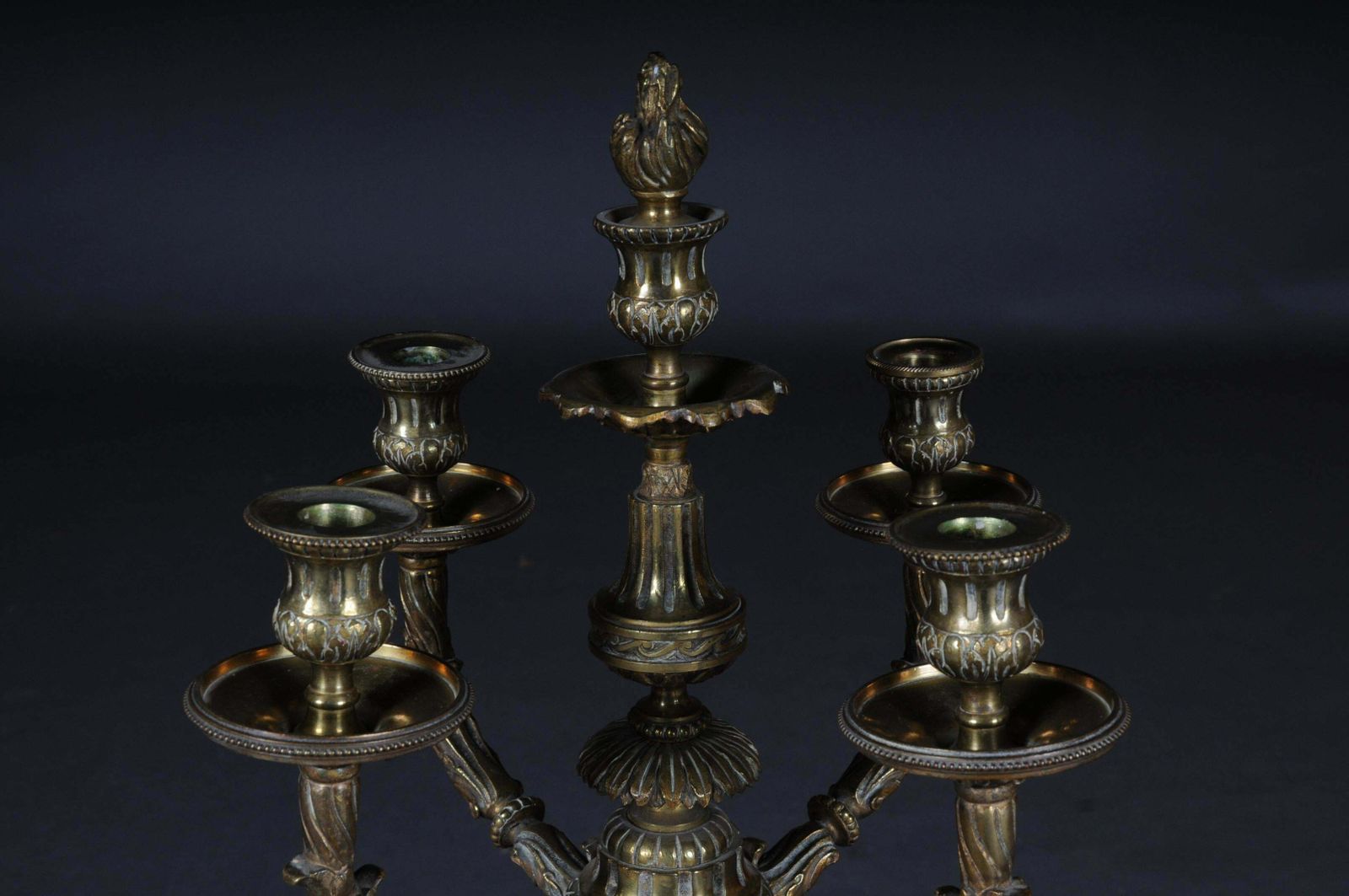 photo vintage Antique French Bronze Candelabra / Candelabra Louis Seize XVI