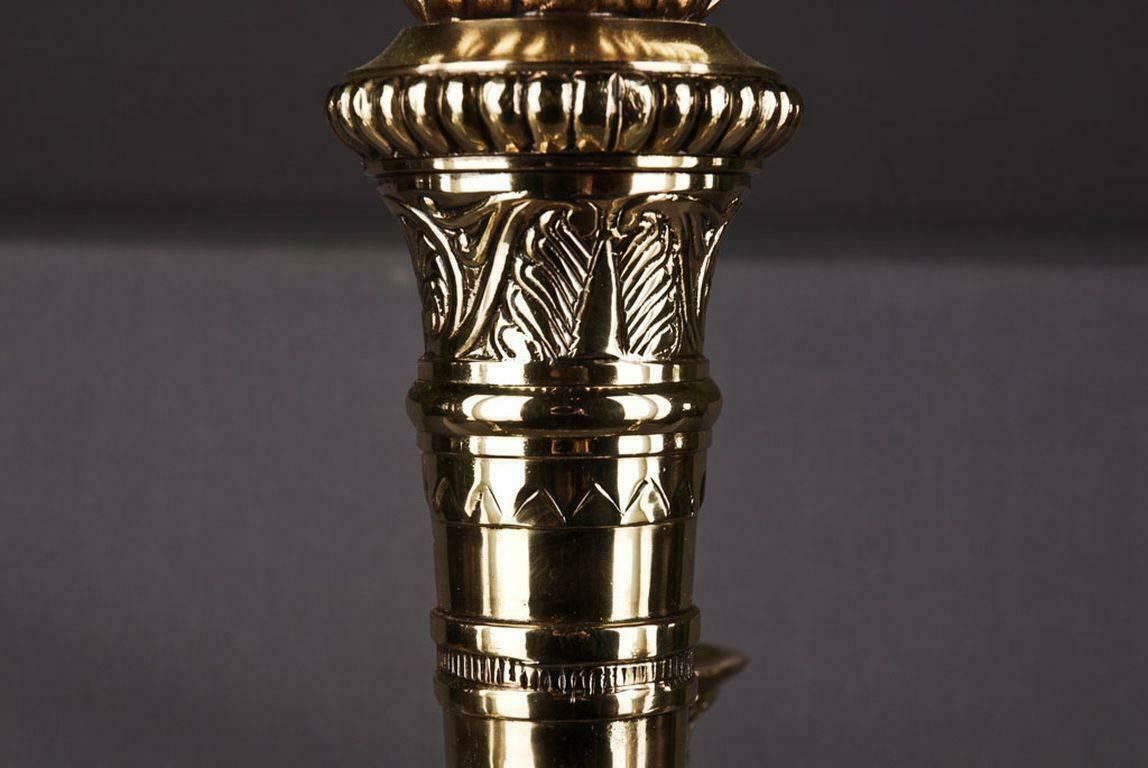 20th Century Empire Style Three Claw Feet French Candelabra photo Home Decor