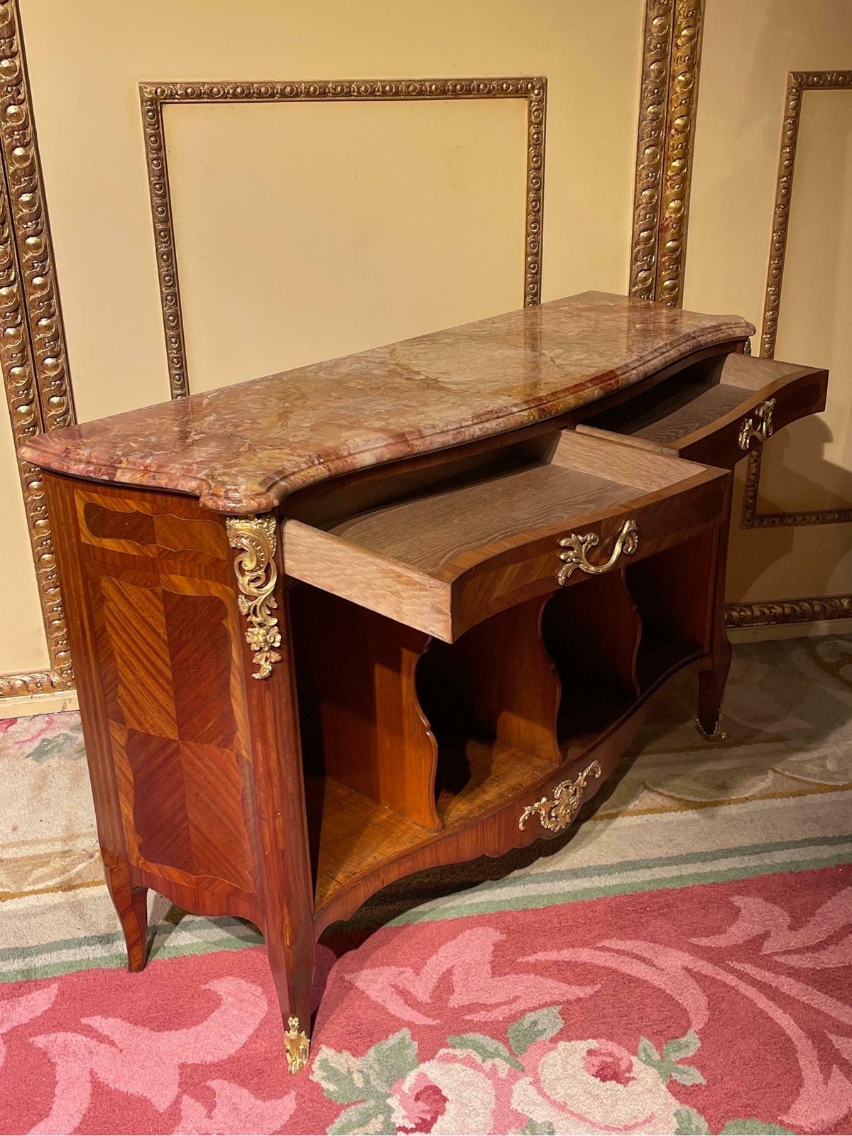 Furniture Unique French Chest Of Drawers In Louis XV, Paris photo