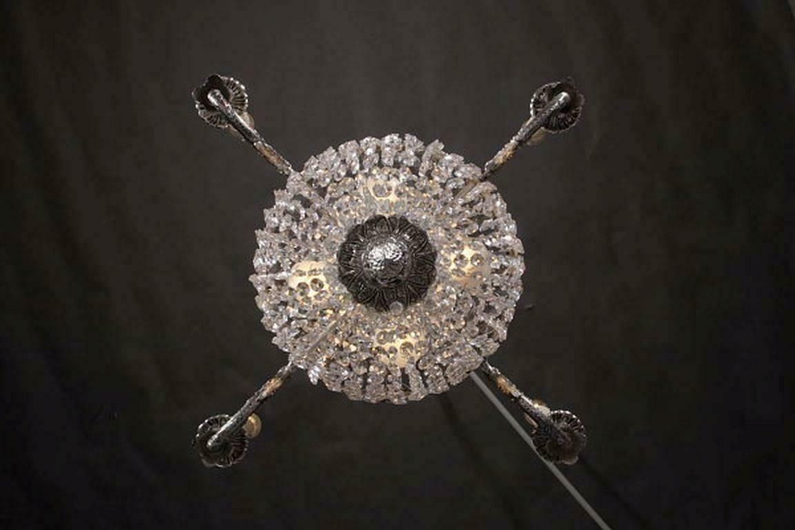 20th Century Biedermeier Style Basket Chandelier photo for sale