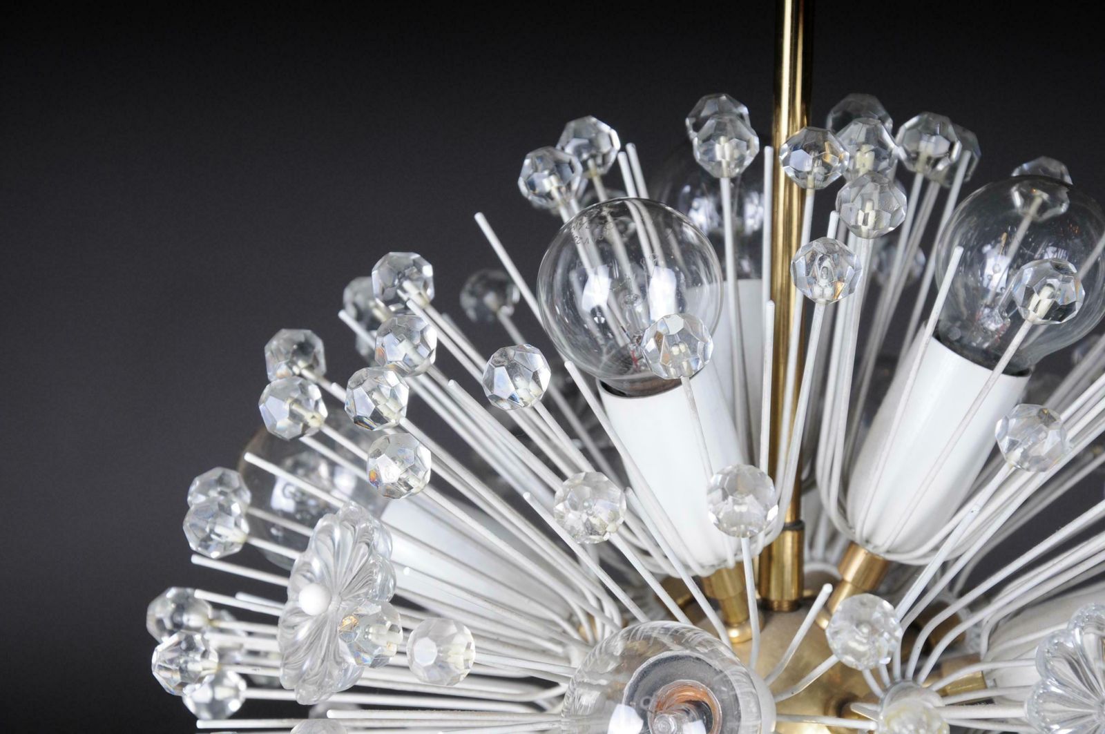 Lighting Emil Stejnar Vintage Chandelier / Lamp Snowball 50s / 60s, Large photo