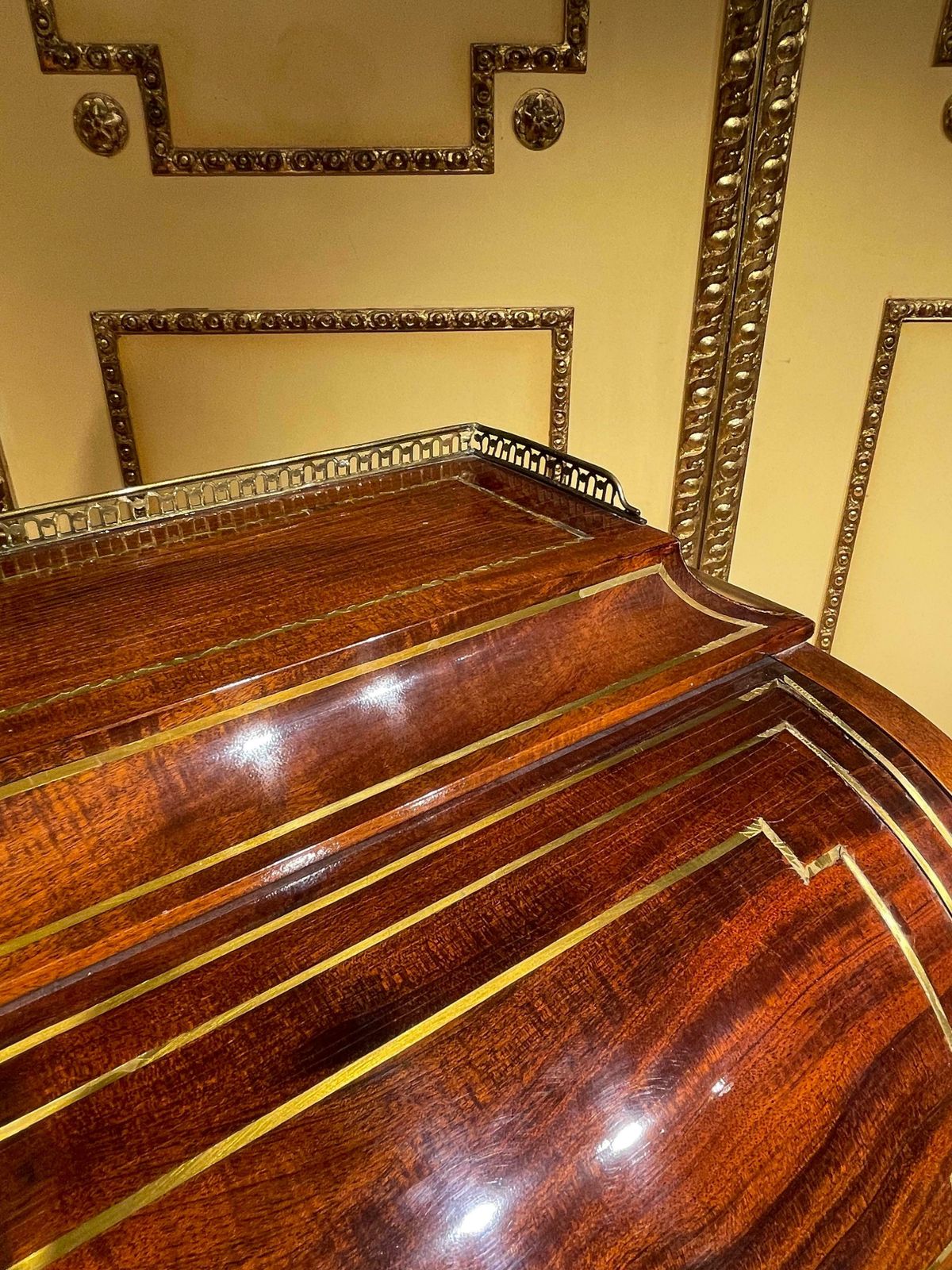 photo furniture Unique French Roll Up Secretary/Desk In The Transition Style From Around 1890