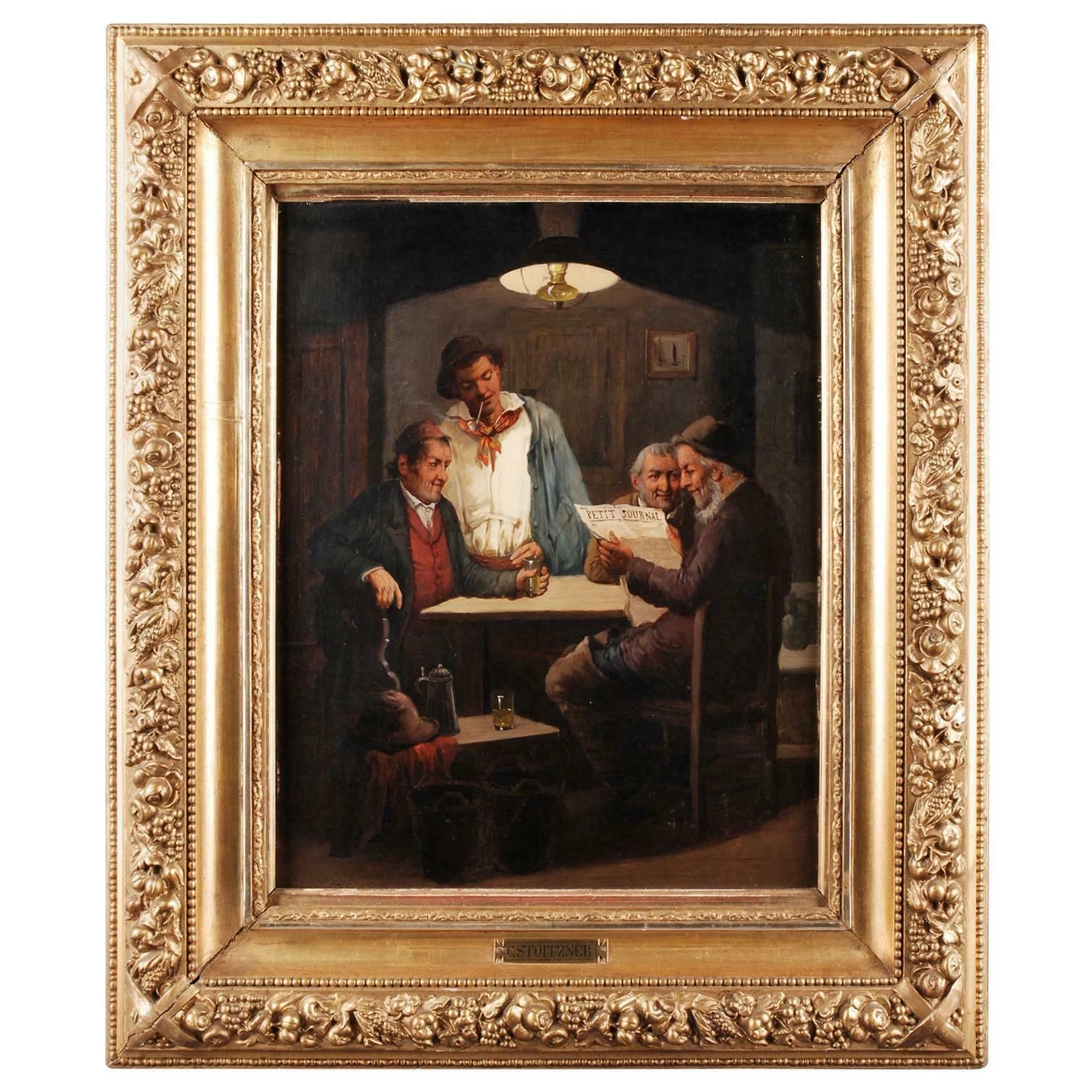 19th Century Politicians In The Tavern C. Stoitzner, 1863 1934