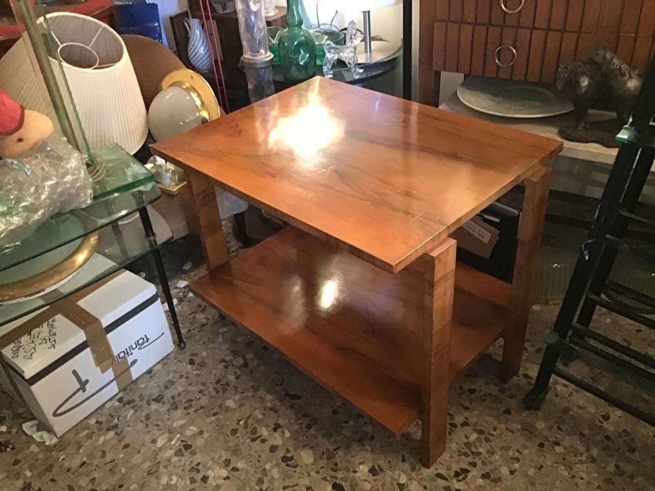 Osvaldo Borsani Coffee Table Wood 1940 Italy photo buy