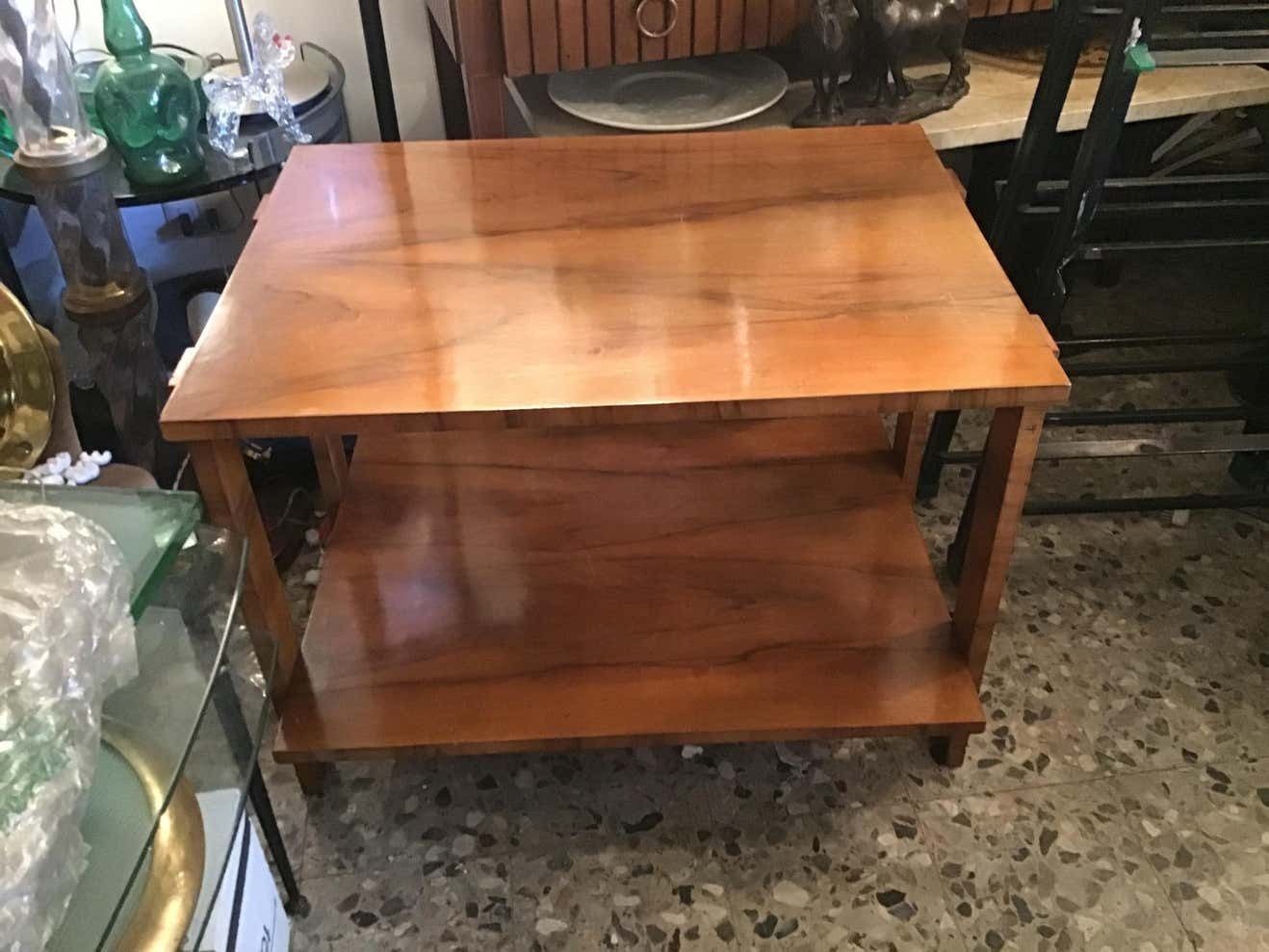 Furniture Osvaldo Borsani Coffee Table Wood 1940 Italy photo