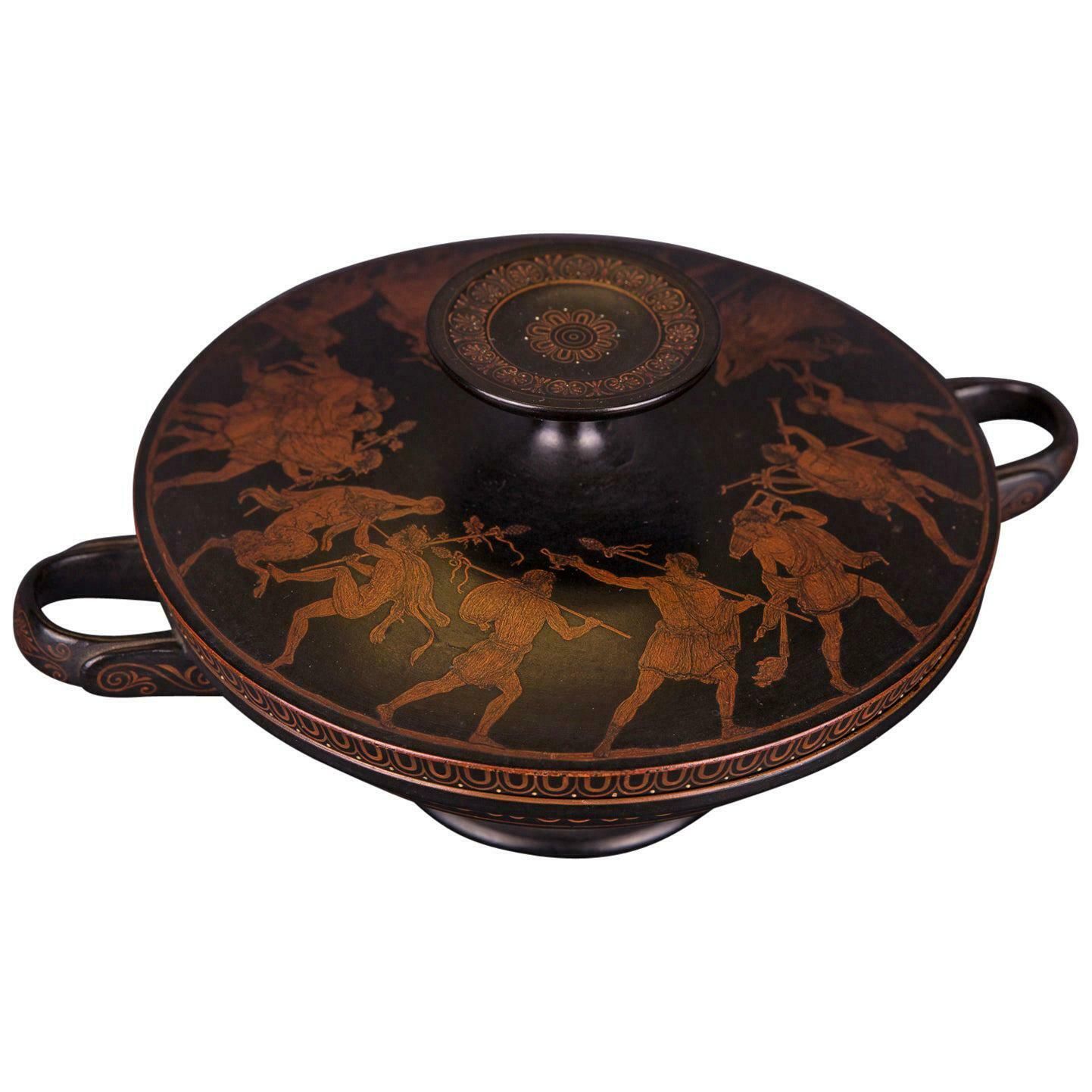 19th Century Antique Tin Vase From Ipsen, Kjobenhavn, Danish