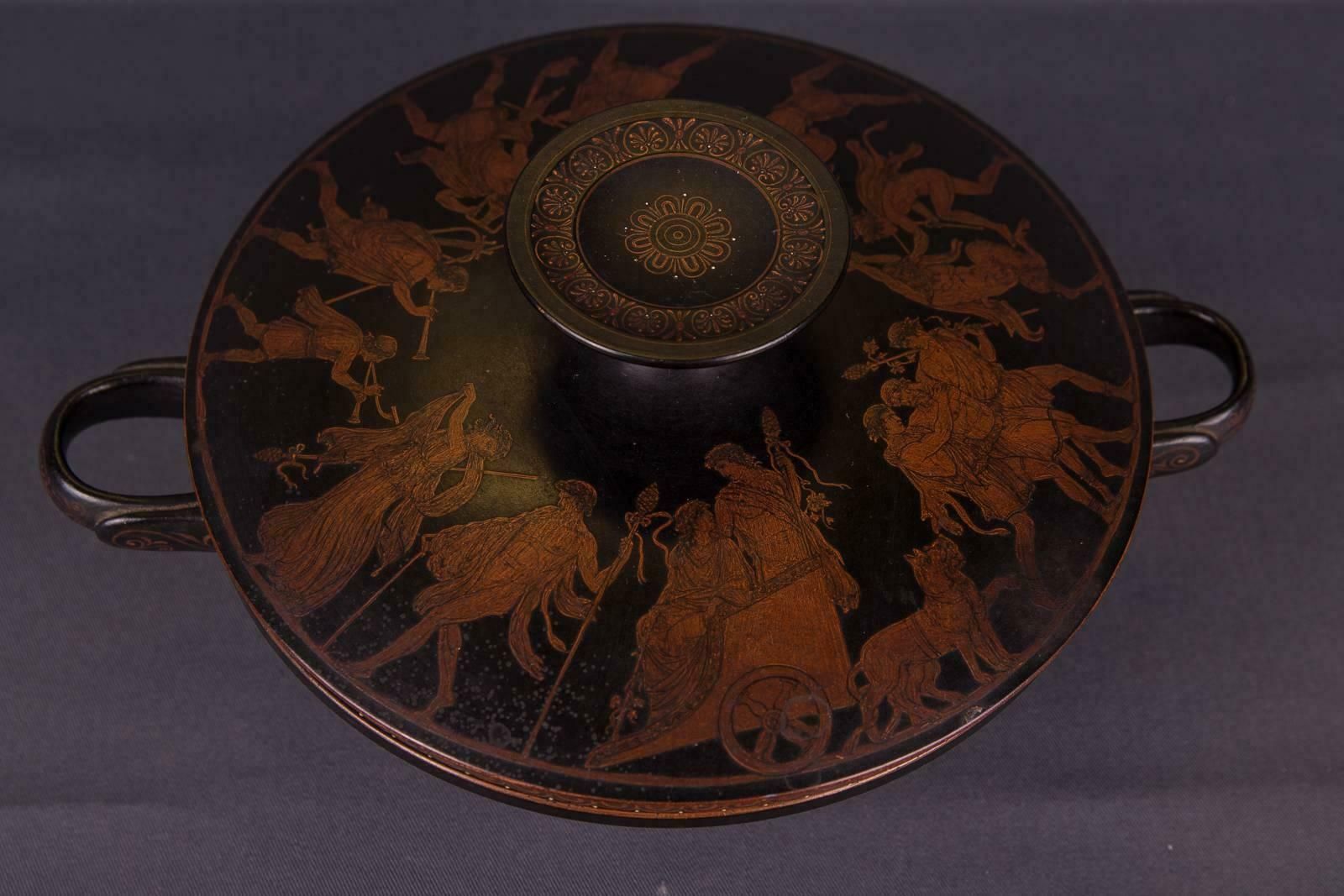 19th Century Antique Tin Vase From Ipsen, Kjobenhavn, Danish photo Home Decor