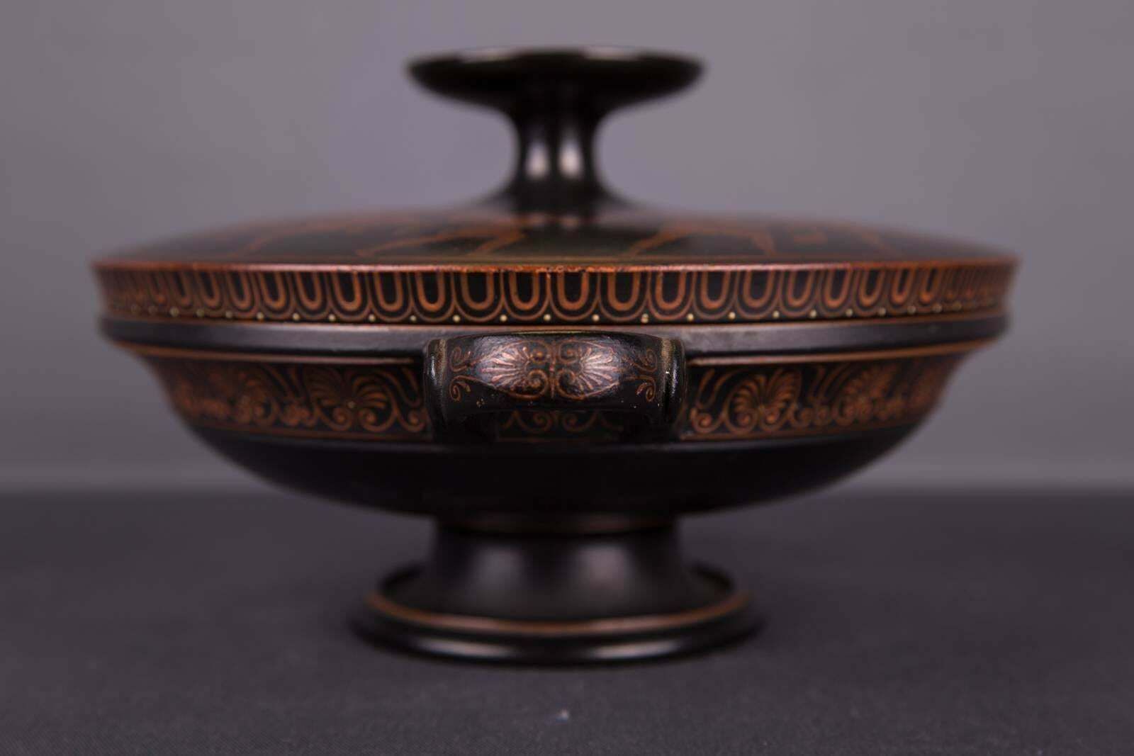 19th Century Antique Tin Vase From Ipsen, Kjobenhavn, Danish photo vintage