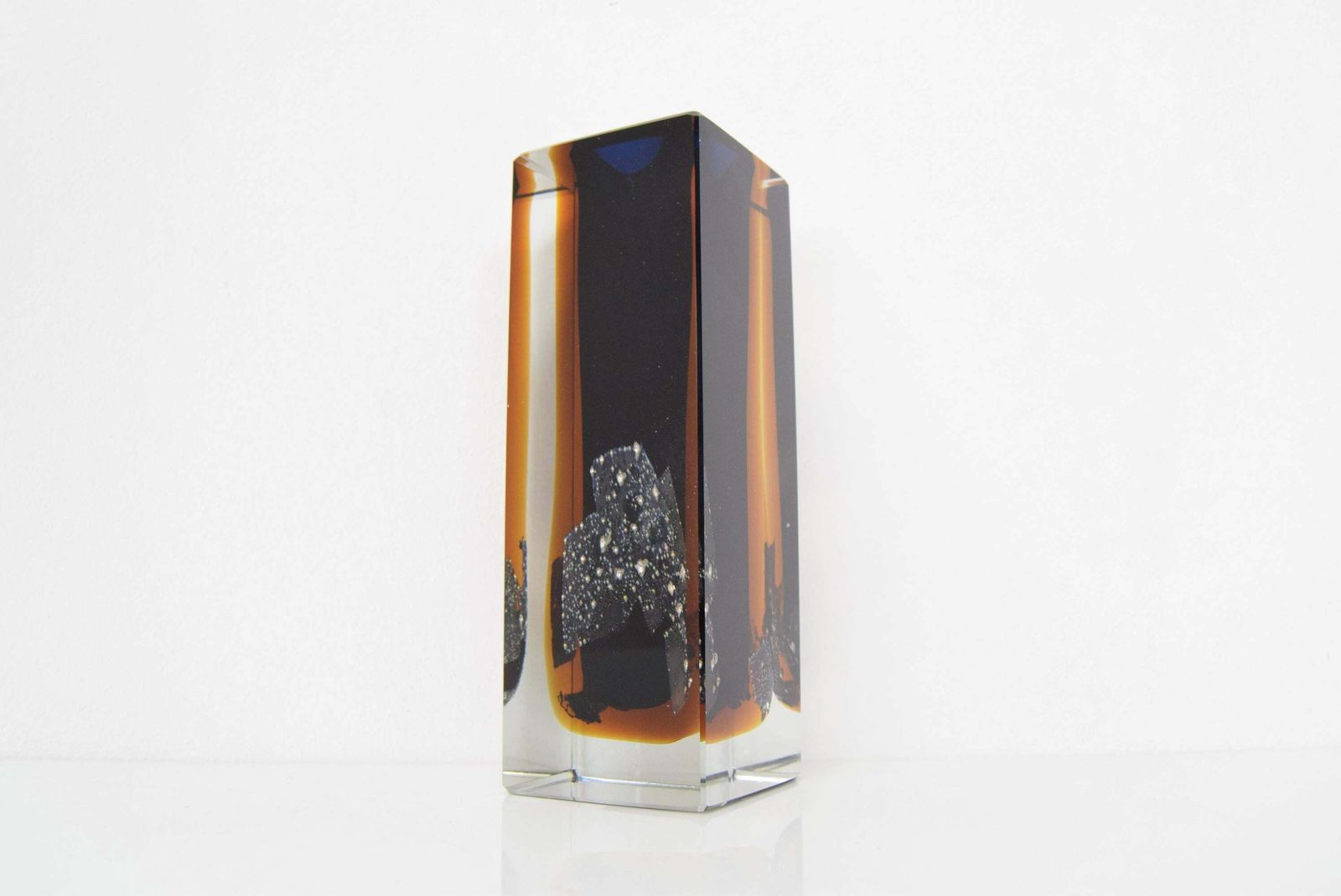 Rare Vintage Cut Vase,Designed By Pavel Hlava,"Night Sky",1950's. photo 456.0