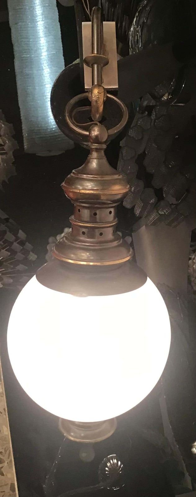 Azucena Luigi Caccia Dominioni Sconce Brass Glass 1950 Italy photo furniture