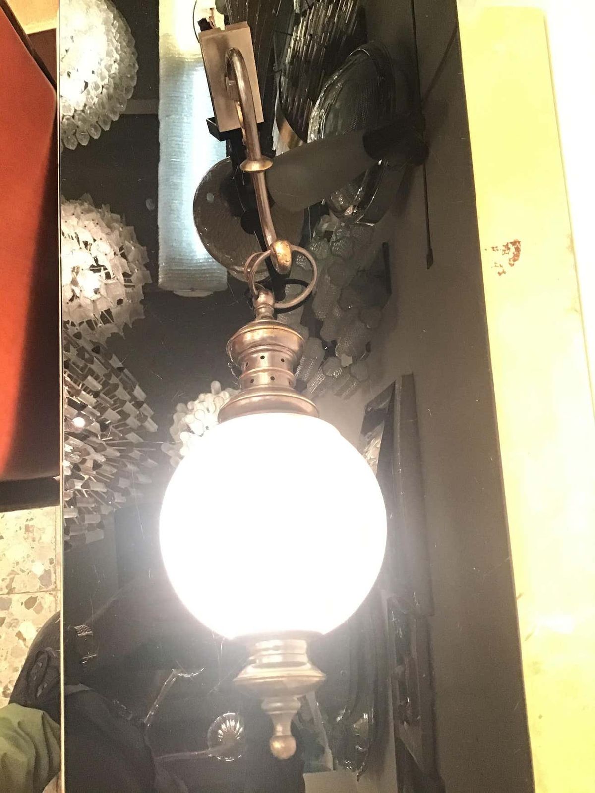 Lighting Azucena Luigi Caccia Dominioni Sconce Brass Glass 1950 Italy photo