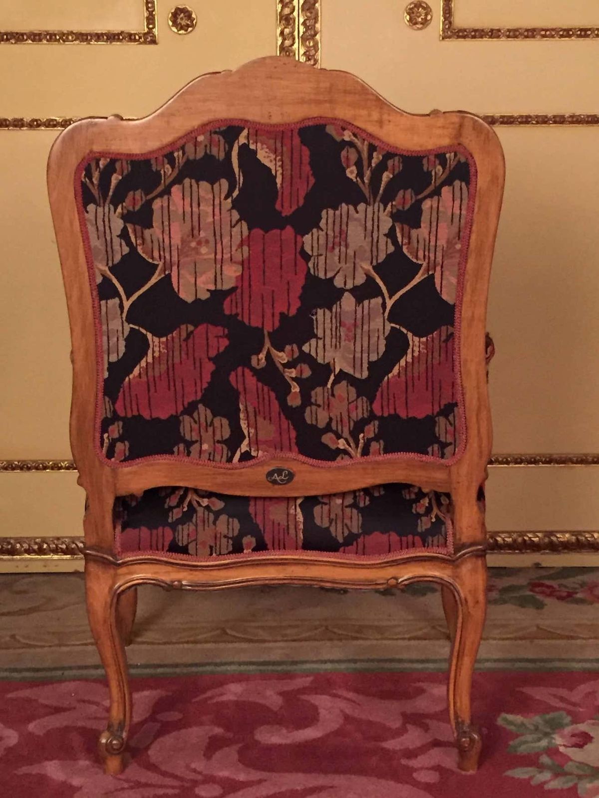 20th Century Neo Baroque Pair Of Armchairs, Solid Walnut photo Furniture