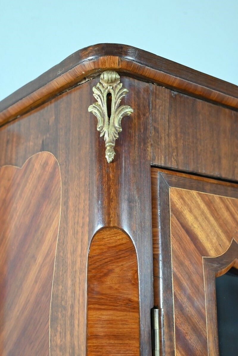 Bookcase In Rosewood And Indigenous, Louis XV Period – 18th Century photo 8534.58