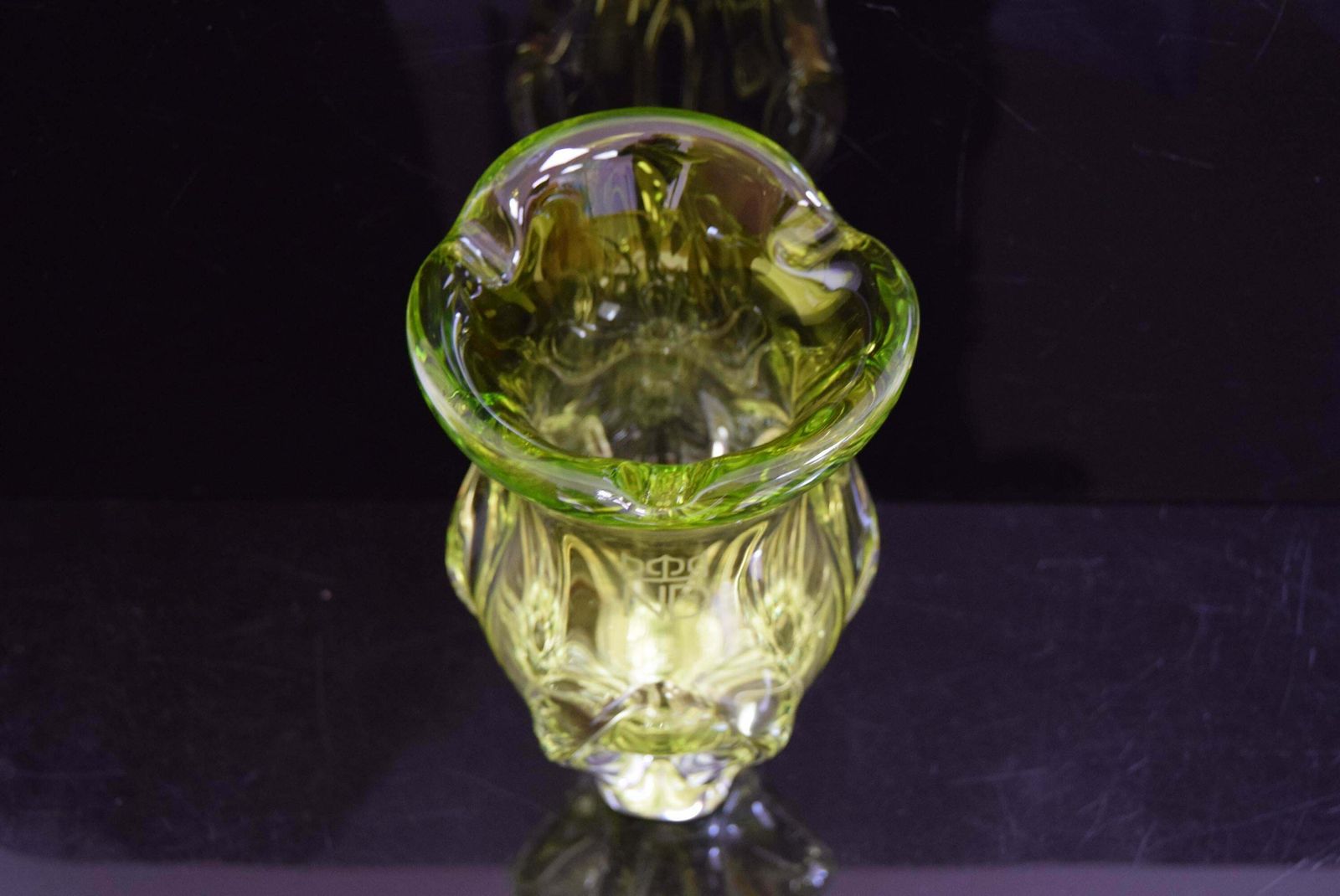 photo furniture Vintage Art Glass Vase Designed By Josef Hospodka ,1960's.